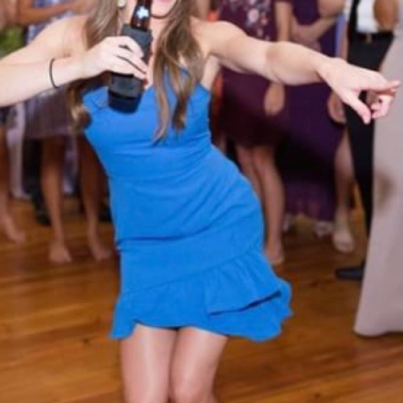 Vestique Royal Blue Cocktail Dress - Picture 6 of 9